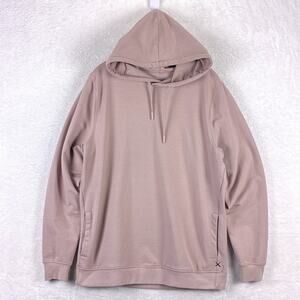 Cuts Clothing Hyperloop Hoodie Pullover Men M Mauve Pink Preppy Gym Workout